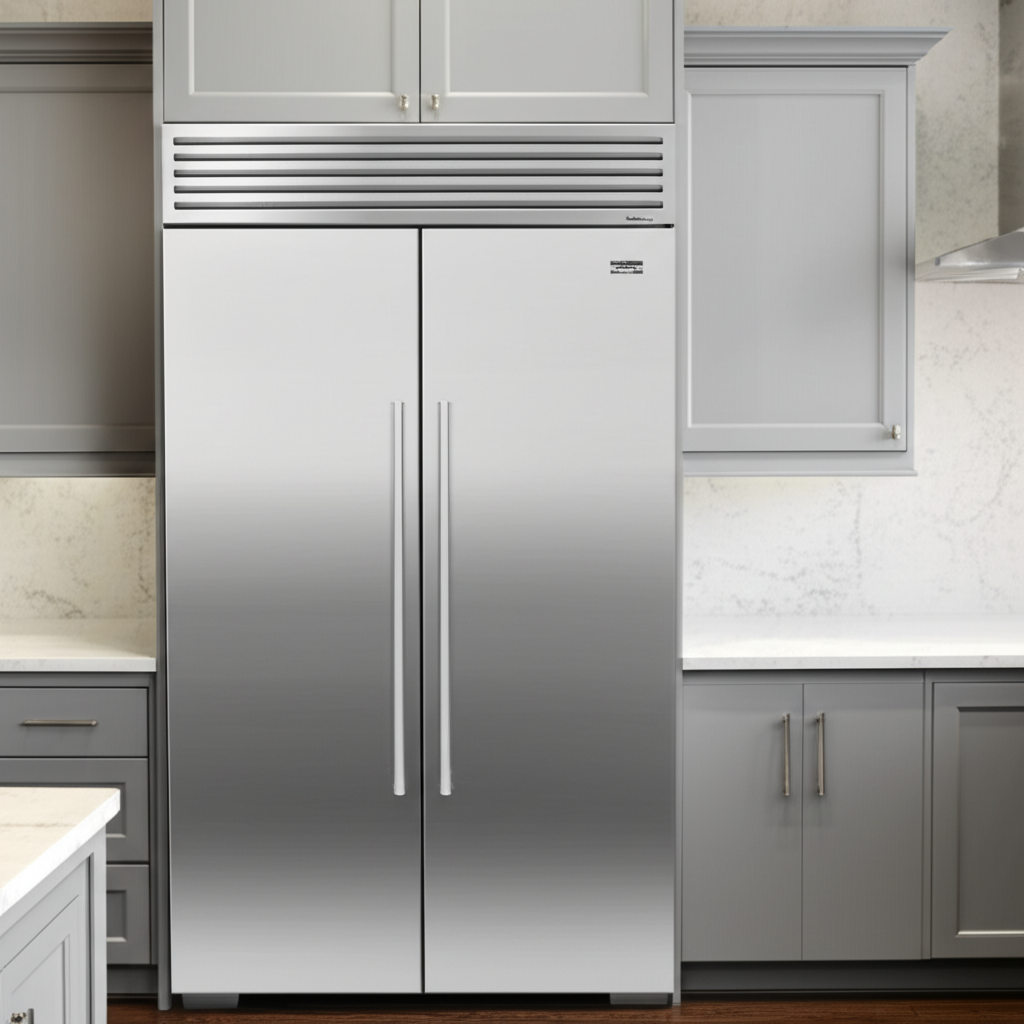 Sub-Zero refrigerator in luxury kitchen